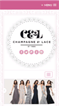 Mobile Screenshot of champagneandlace.com